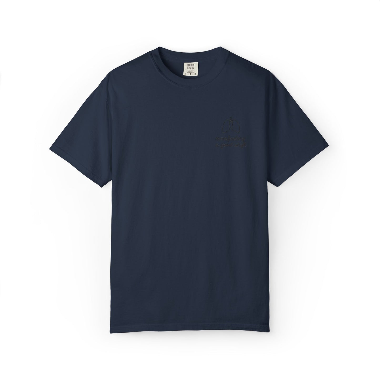 Manifesting A Good Shift Healthcare Lungs T-Shirt, Motivational Shirt, Casual Wear, Gift for Friends, Everyday Comfort, Statement Tee
