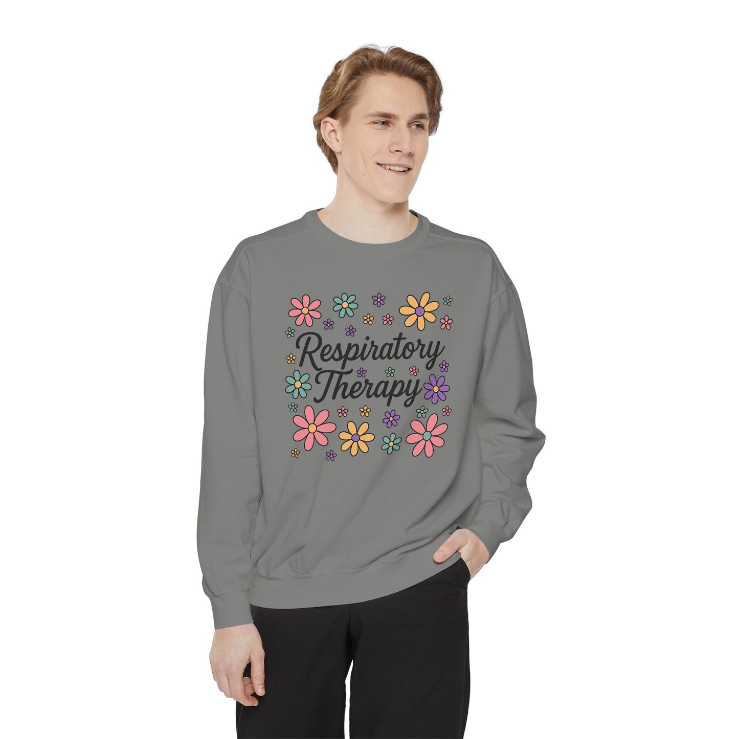 Respiratory Therapy Flower Sweatshirt, Cozy Gift for Nurses, Flower Design, Unisex Comfort Wear, Cute Medical Sweatshirt, Therapy [...]