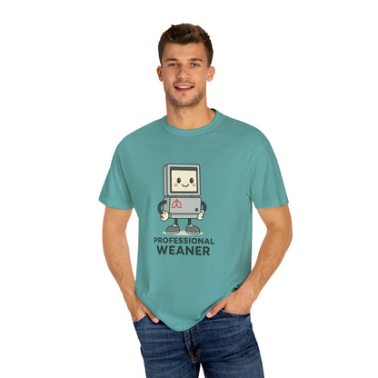 Professional Weaner Respiratory T-Shirt, Funny T-Shirt for Kids, Unisex Tee, Cartoon T-Shirt, Gift for New Parents, Humorous Clothing