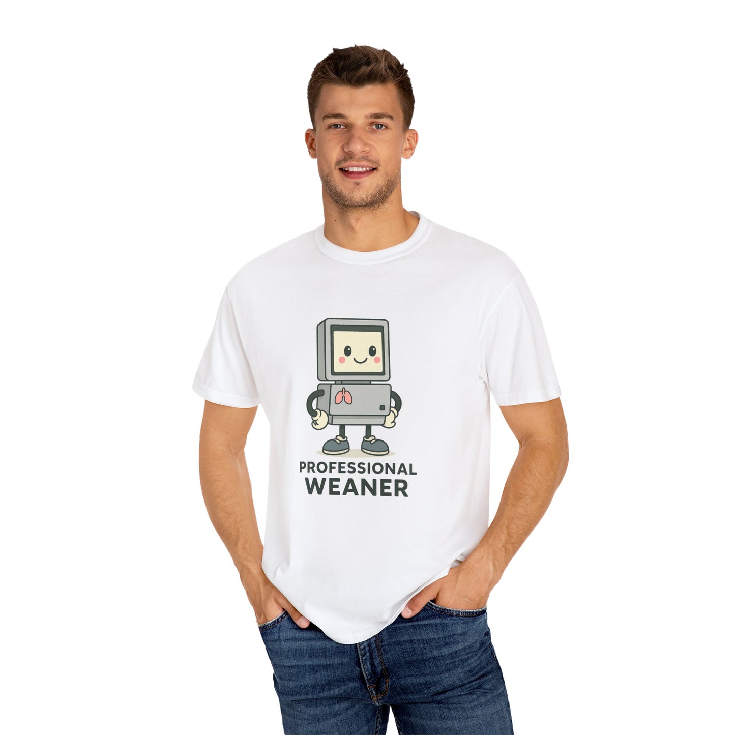 Professional Weaner Respiratory T-Shirt, Funny T-Shirt for Kids, Unisex Tee, Cartoon T-Shirt, Gift for New Parents, Humorous Clothing