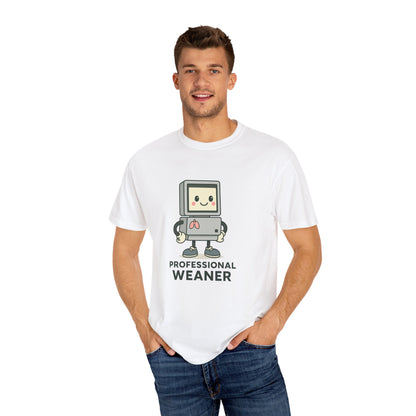 Professional Weaner Respiratory T-Shirt, Funny T-Shirt for Kids, Unisex Tee, Cartoon T-Shirt, Gift for New Parents, Humorous Clothing