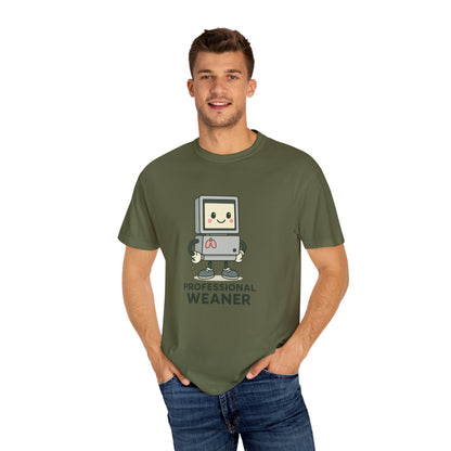 Professional Weaner Respiratory T-Shirt, Funny T-Shirt for Kids, Unisex Tee, Cartoon T-Shirt, Gift for New Parents, Humorous Clothing