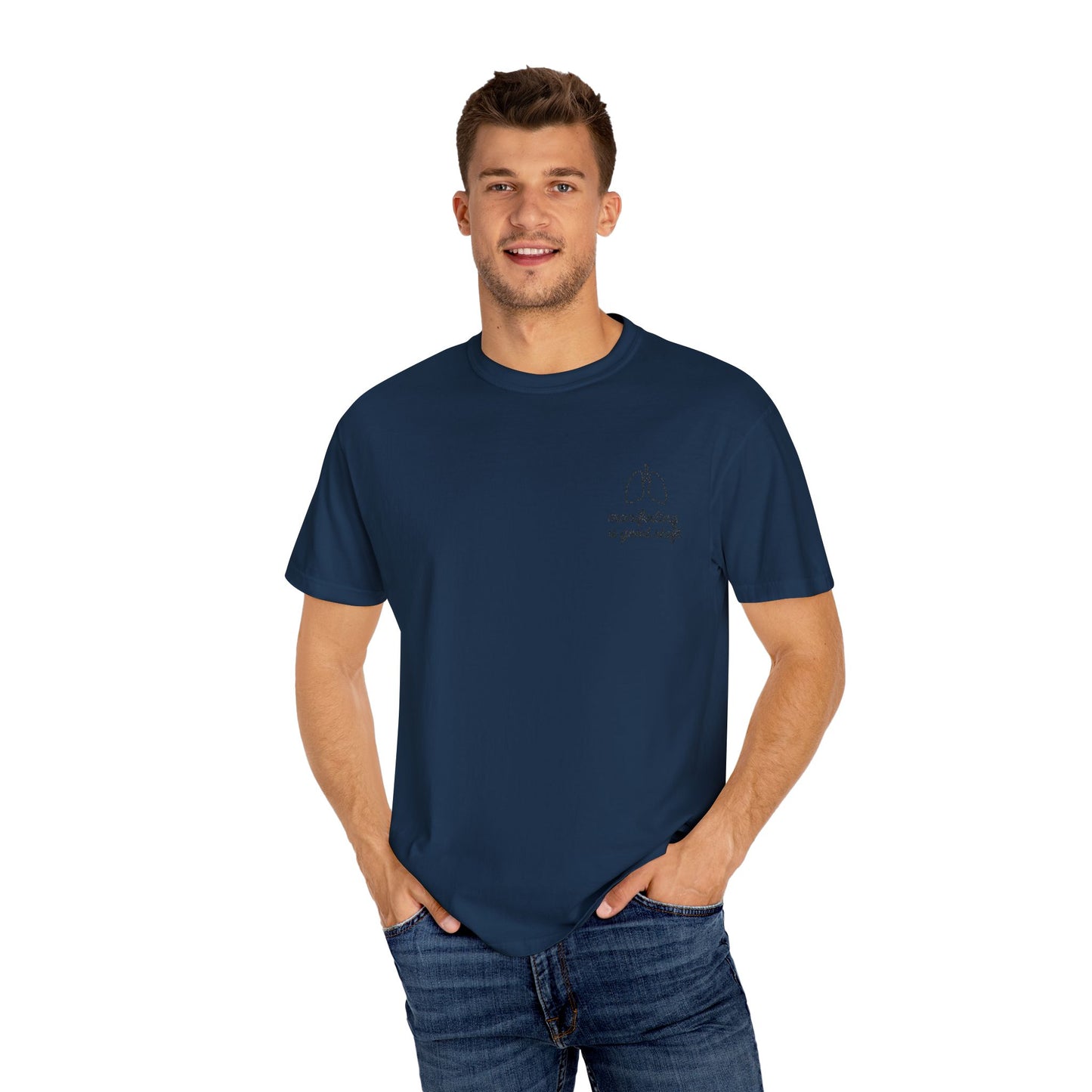 Manifesting A Good Shift Healthcare Lungs T-Shirt, Motivational Shirt, Casual Wear, Gift for Friends, Everyday Comfort, Statement Tee