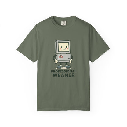 Professional Weaner Respiratory T-Shirt, Funny T-Shirt for Kids, Unisex Tee, Cartoon T-Shirt, Gift for New Parents, Humorous Clothing