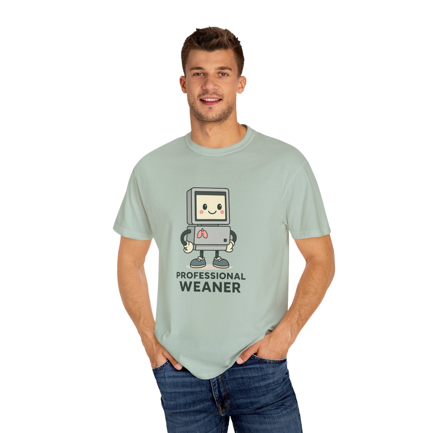 Professional Weaner Respiratory T-Shirt, Funny T-Shirt for Kids, Unisex Tee, Cartoon T-Shirt, Gift for New Parents, Humorous Clothing