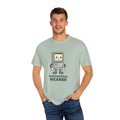 Professional Weaner Respiratory T-Shirt, Funny T-Shirt for Kids, Unisex Tee, Cartoon T-Shirt, Gift for New Parents, Humorous Clothing