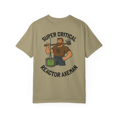 Super Critical Reactor Axeman Tee - Funny T-Shirt, Unisex Apparel, Gift for Engineers, Science Lovers, Casual Wear, Unique Graphic Tee