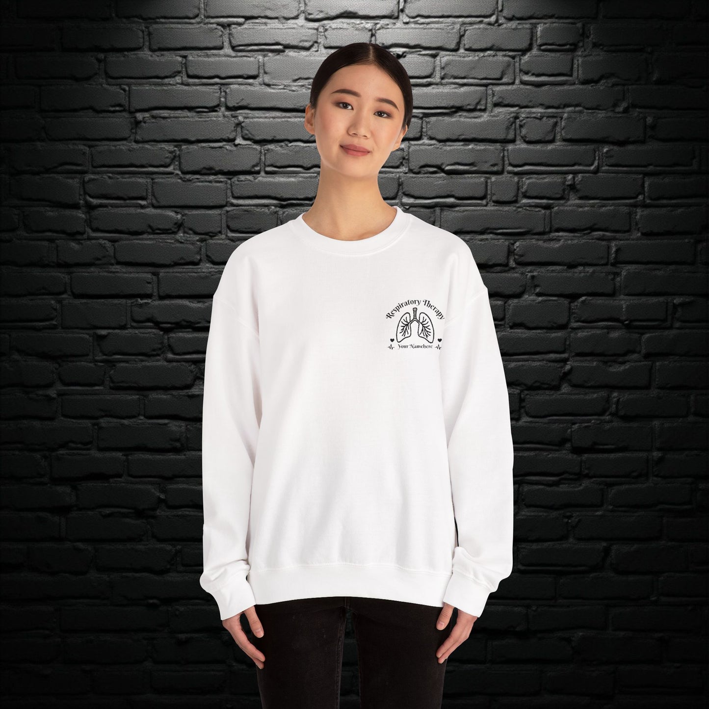 Customizable Respiratory Therapy Sweatshirt