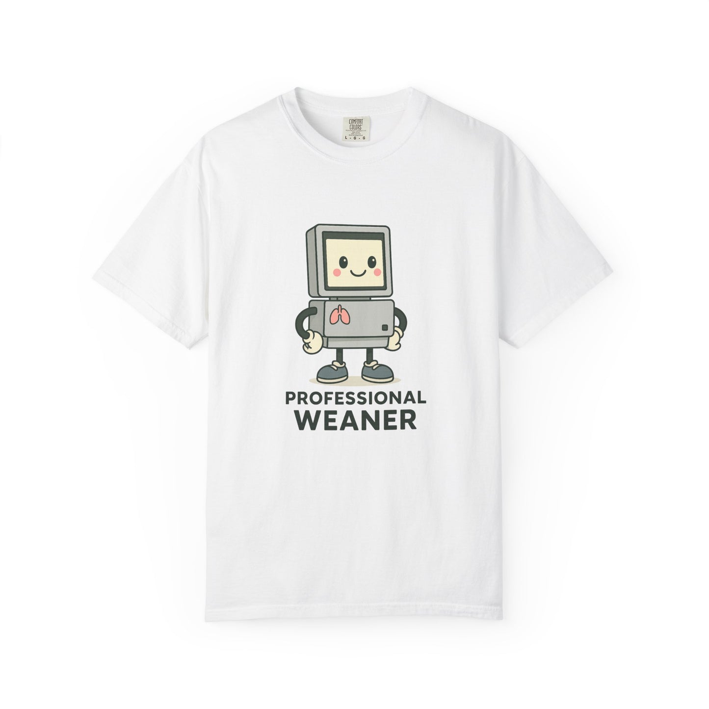 Professional Weaner Respiratory T-Shirt, Funny T-Shirt for Kids, Unisex Tee, Cartoon T-Shirt, Gift for New Parents, Humorous Clothing