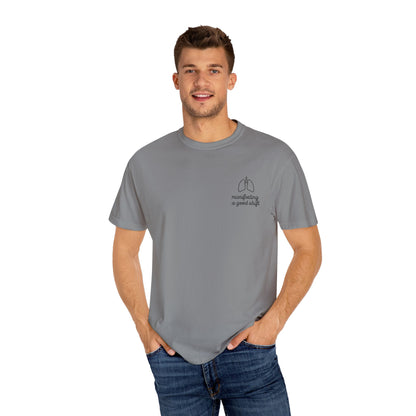 Manifesting A Good Shift Healthcare Lungs T-Shirt, Motivational Shirt, Casual Wear, Gift for Friends, Everyday Comfort, Statement Tee