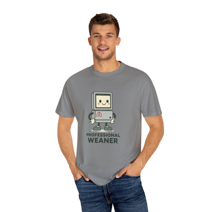 Professional Weaner Respiratory T-Shirt, Funny T-Shirt for Kids, Unisex Tee, Cartoon T-Shirt, Gift for New Parents, Humorous Clothing