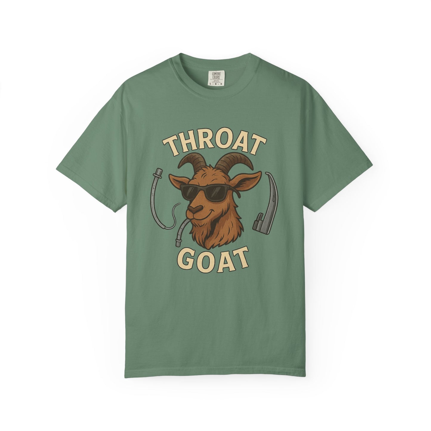 Throat Goat T-Shirt, Funny Graphic Tee, Unisex Humor Shirt, Casual Everyday Wear