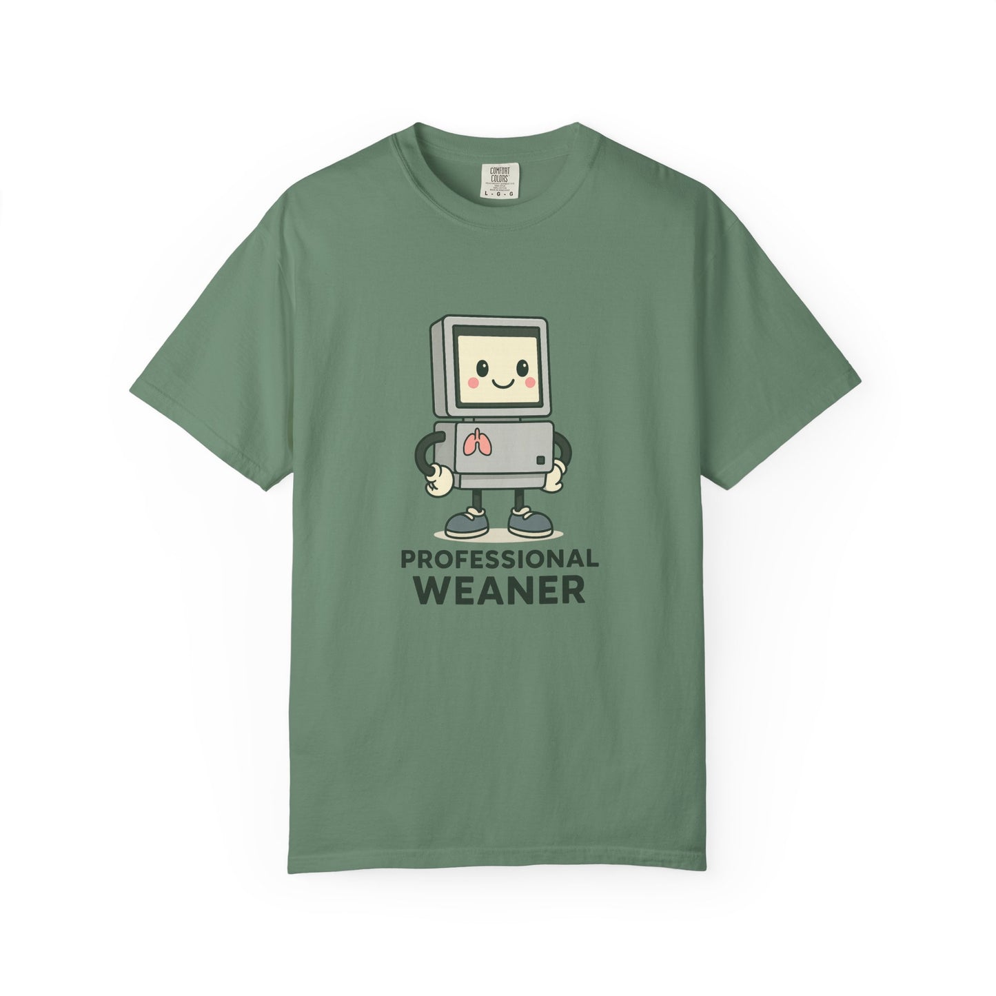 Professional Weaner Respiratory T-Shirt, Funny T-Shirt for Kids, Unisex Tee, Cartoon T-Shirt, Gift for New Parents, Humorous Clothing