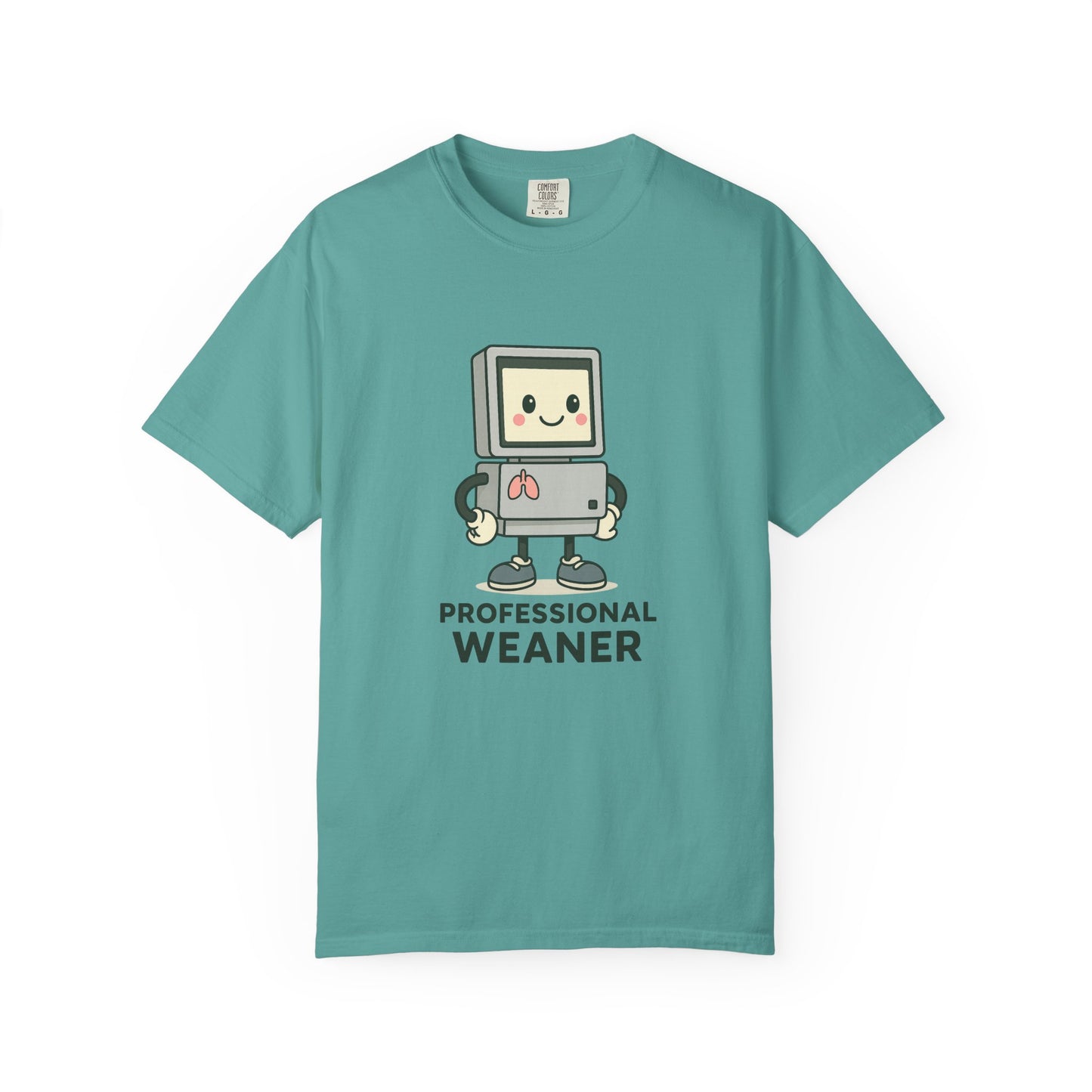 Professional Weaner Respiratory T-Shirt, Funny T-Shirt for Kids, Unisex Tee, Cartoon T-Shirt, Gift for New Parents, Humorous Clothing