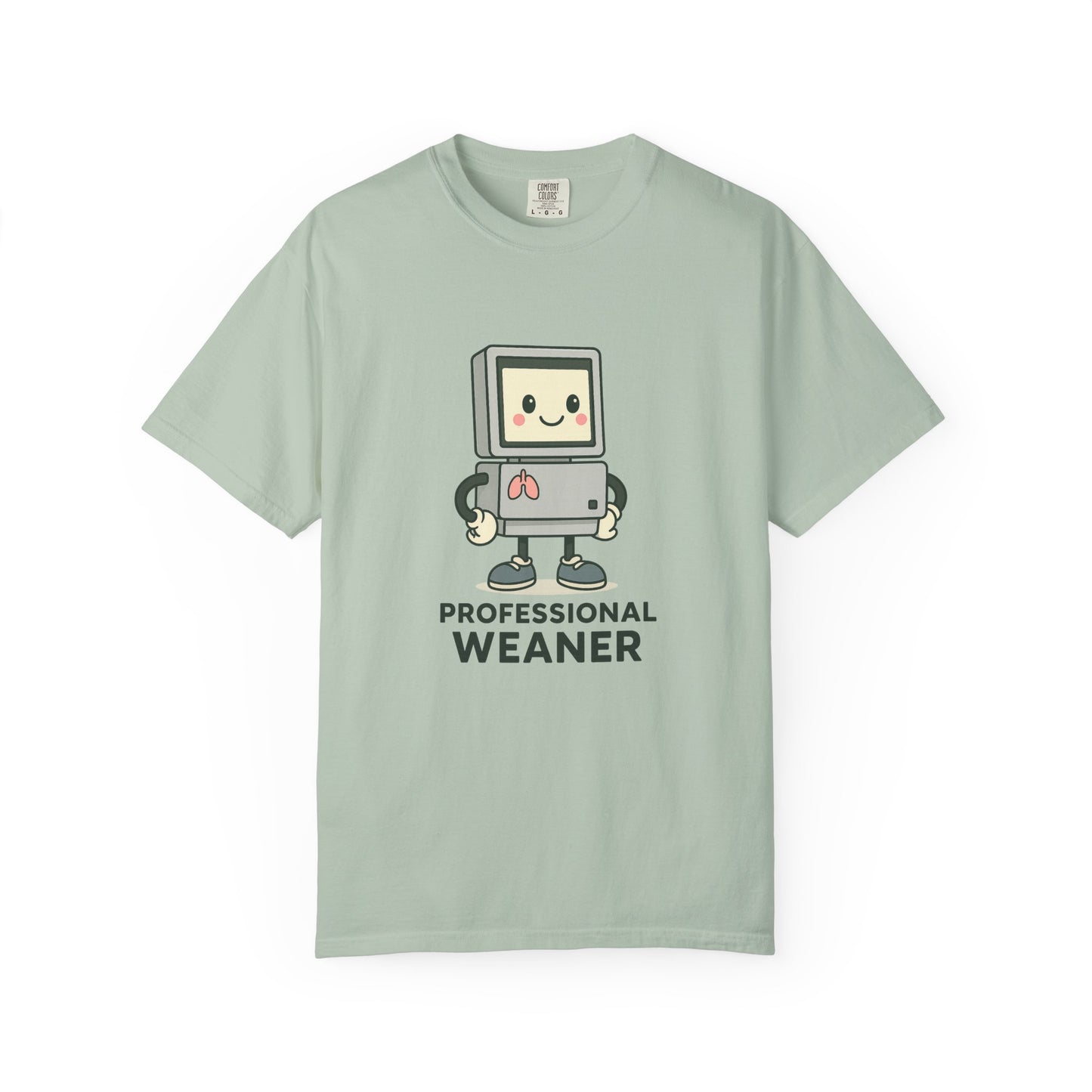 Professional Weaner Respiratory T-Shirt, Funny T-Shirt for Kids, Unisex Tee, Cartoon T-Shirt, Gift for New Parents, Humorous Clothing