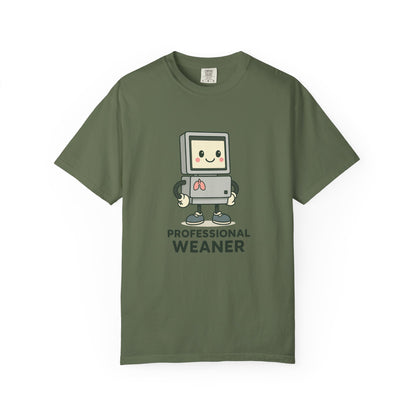 Professional Weaner Respiratory T-Shirt, Funny T-Shirt for Kids, Unisex Tee, Cartoon T-Shirt, Gift for New Parents, Humorous Clothing
