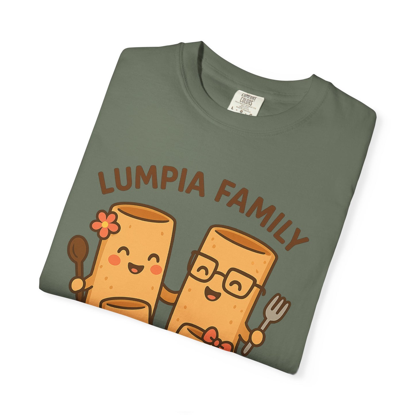 Cute Lumpia Family T-Shirt - Adorable Family Tee for Food Lovers, Filipino Culture Gift, Casual Wear, Family Gatherings, Foodie Gift