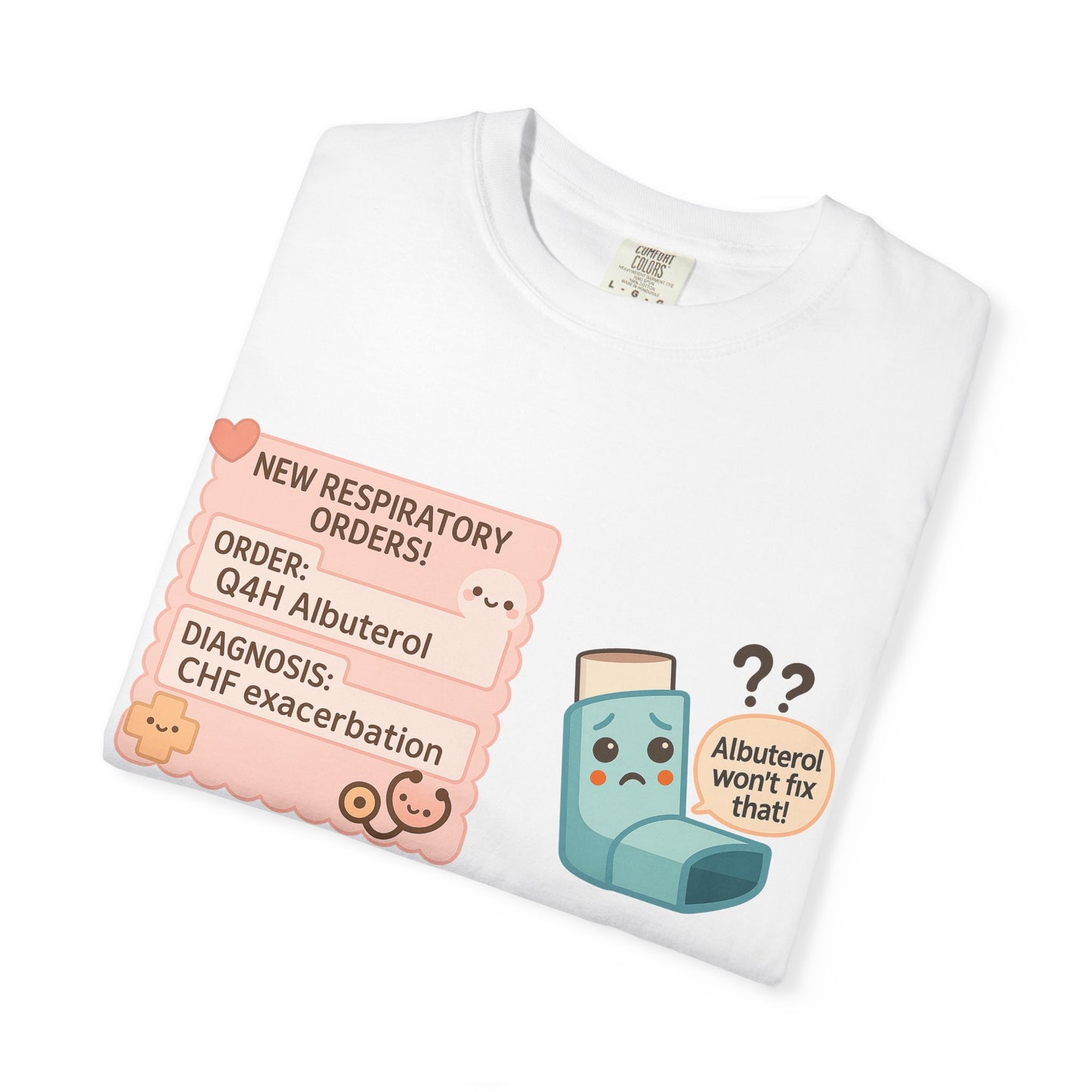 Respiratory Orders T-Shirt, Funny Medical Tee, Gift for Healthcare Workers, Awareness Shirt, Nurse Apparel, Patient Humor Top
