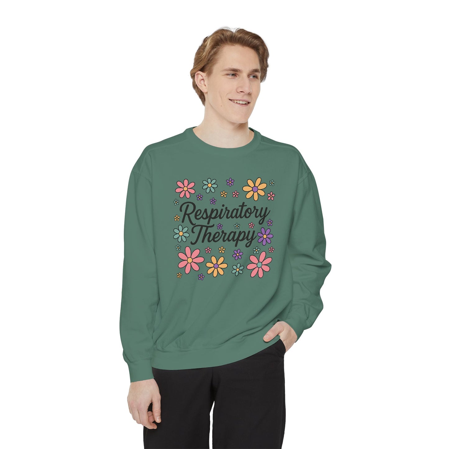 Respiratory Therapy Flower Sweatshirt, Cozy Gift for Nurses, Flower Design, Unisex Comfort Wear, Cute Medical Sweatshirt, Therapy [...]