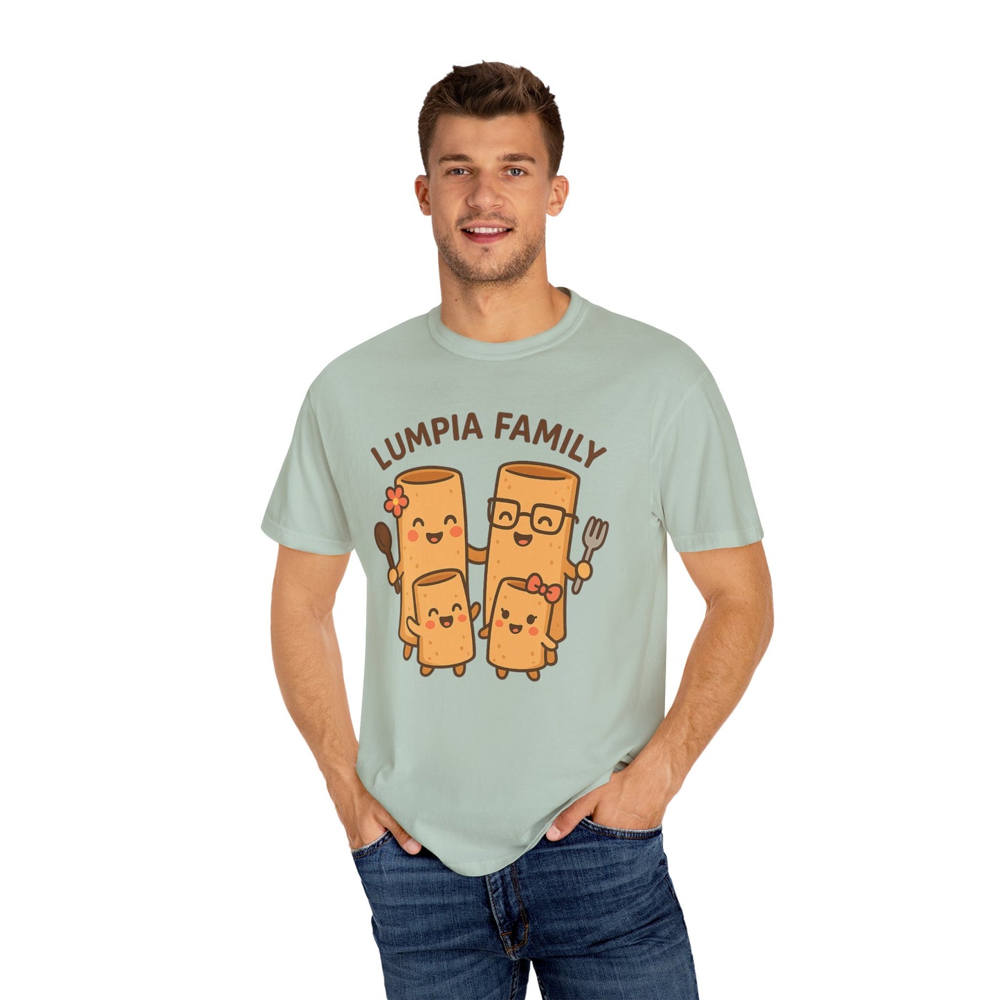 Cute Lumpia Family T-Shirt - Adorable Family Tee for Food Lovers, Filipino Culture Gift, Casual Wear, Family Gatherings, Foodie Gift